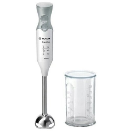 Bosch ErgoMixx MSM66110 Hand Blender with Turbo Function - Powerful, Versatile & Sleek White Design